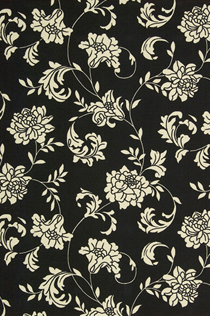 Black Indoor Outdoor Area Rug