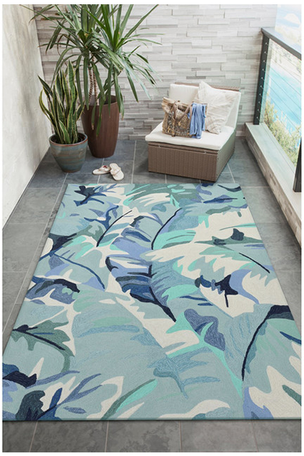 Blue Indoor Outdoor Rug