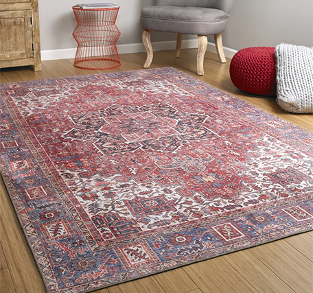 Boho Patio Boh04-25 Red Area Rug