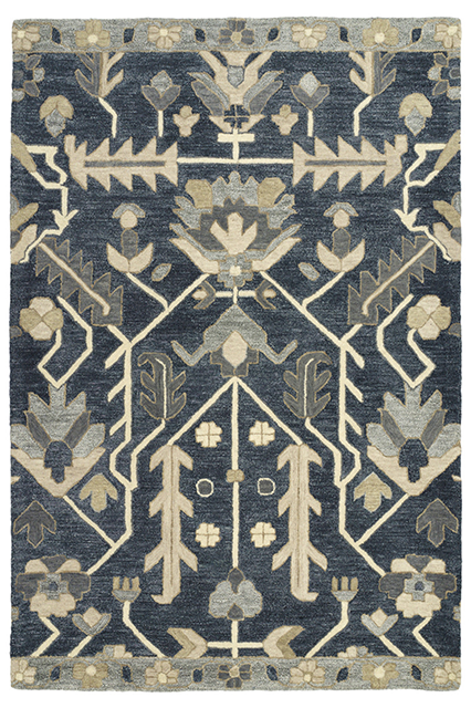 Denim Blue Southwest Area Rug