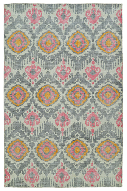 Grey Moroccan Style Area Rug